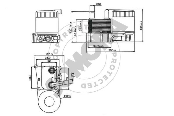 Picture of SOMORA - 093465 - Oil Cooler, engine oil (Lubrication)