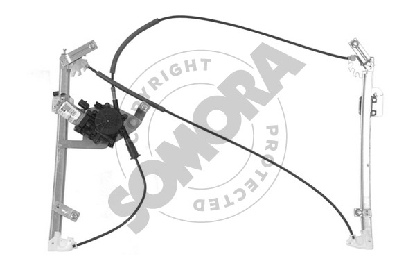 Picture of SOMORA - 040557B - Window Regulator (Interior Equipment)