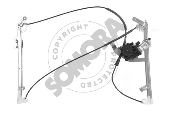 Picture of SOMORA - 040558B - Window Regulator (Interior Equipment)