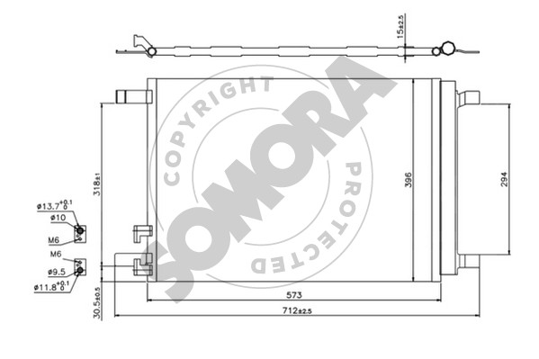 Picture of SOMORA - 351260 - Condenser, air conditioning (Air Conditioning)