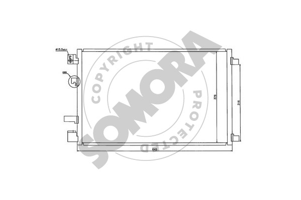 Picture of SOMORA - 198060 - Condenser, air conditioning (Air Conditioning)