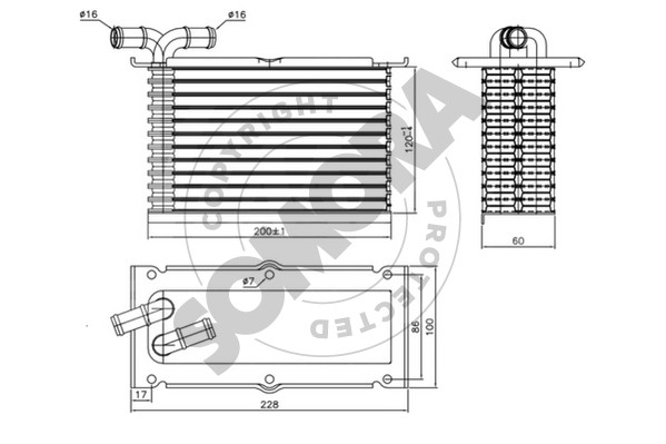 Picture of SOMORA - 351145 - Intercooler, charger (Air Supply)