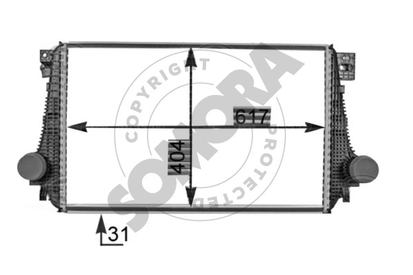 Picture of Charge Air Cooler - SOMORA - 359945