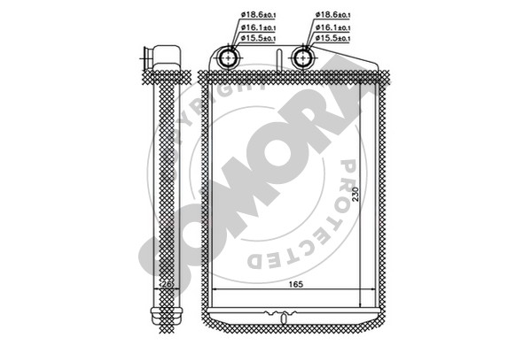 Picture of SOMORA - 084250 - Heat Exchanger, interior heating (Heating/Ventilation)