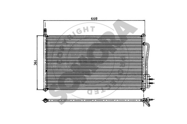 Picture of SOMORA - 093460 - Condenser, air conditioning (Air Conditioning)