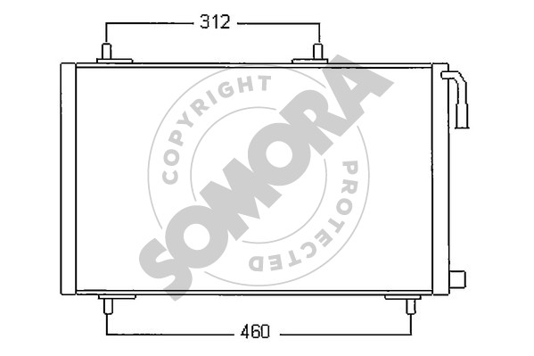 Picture of SOMORA - 221360 - Condenser, air conditioning (Air Conditioning)