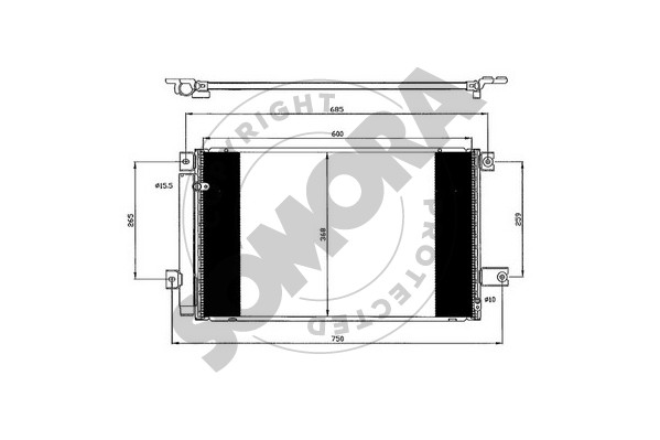 Picture of SOMORA - 311860D - Condenser, air conditioning (Air Conditioning)