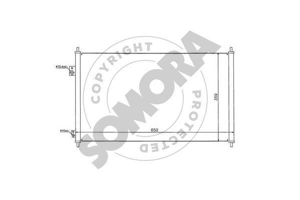 Picture of SOMORA - 121360 - Condenser, air conditioning (Air Conditioning)