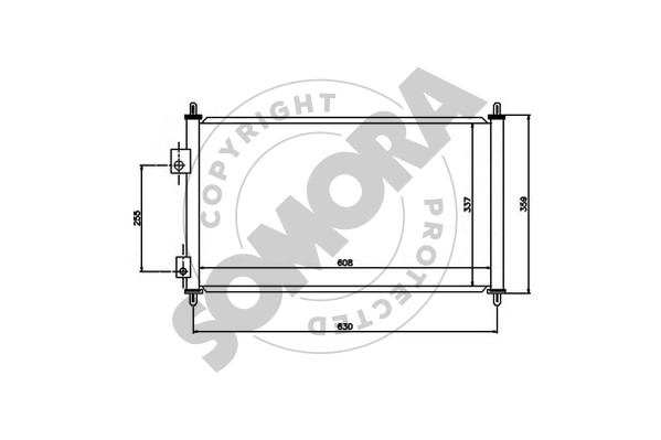 Picture of SOMORA - 123260 - Condenser, air conditioning (Air Conditioning)