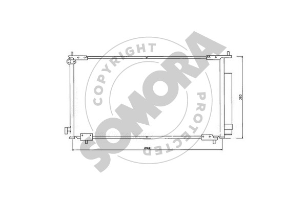 Picture of SOMORA - 127160 - Condenser, air conditioning (Air Conditioning)