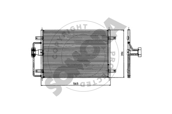 Picture of SOMORA - 243060A - Condenser, air conditioning (Air Conditioning)