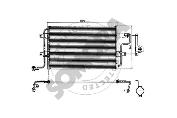 Picture of SOMORA - 350960 - Condenser, air conditioning (Air Conditioning)