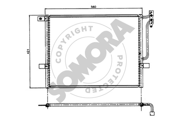 Picture of SOMORA - 040560 - Condenser, air conditioning (Air Conditioning)