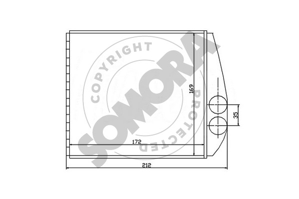 Picture of SOMORA - 212550 - Heat Exchanger, interior heating (Heating/Ventilation)