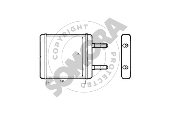 Picture of SOMORA - 131250 - Heat Exchanger, interior heating (Heating/Ventilation)