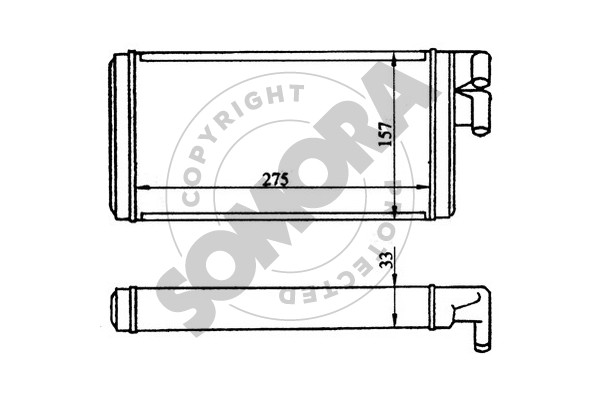 Picture of SOMORA - 020650 - Heat Exchanger, interior heating (Heating/Ventilation)