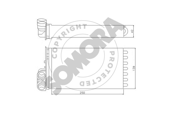 Picture of SOMORA - 050450 - Heat Exchanger, interior heating (Heating/Ventilation)