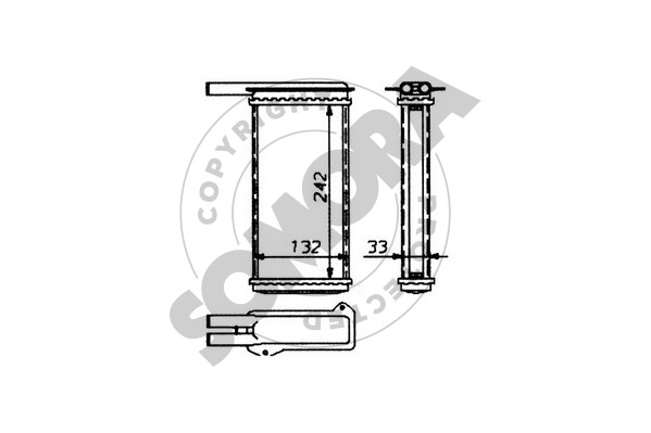 Picture of SOMORA - 093150 - Heat Exchanger, interior heating (Heating/Ventilation)