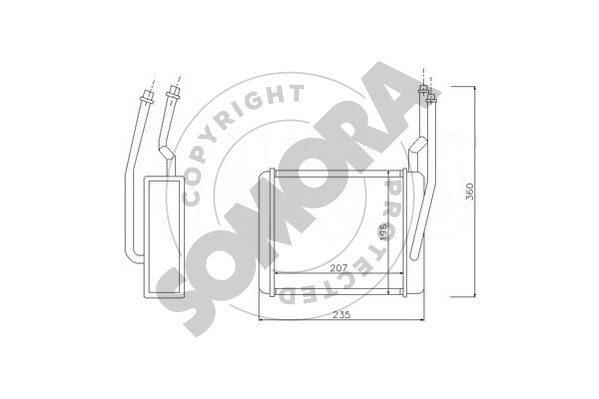 Picture of Heat Exchanger -  interior heating - SOMORA - 093450