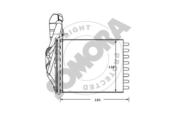 Picture of SOMORA - 080550 - Heat Exchanger, interior heating (Heating/Ventilation)