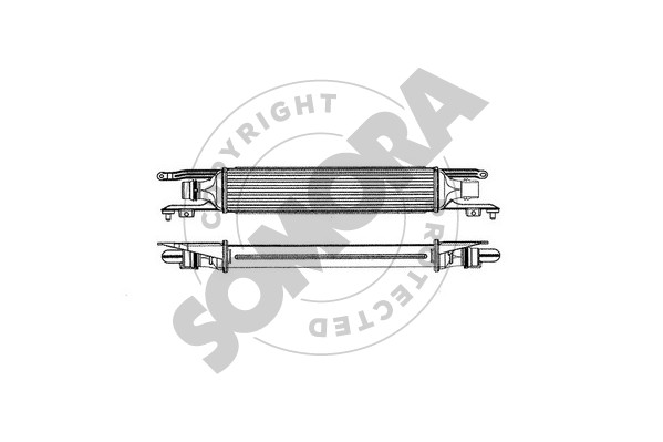 Picture of SOMORA - 212645 - Intercooler, charger (Air Supply)