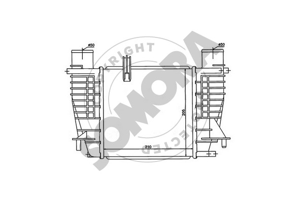 Picture of SOMORA - 241145 - Charge Air Cooler (Air Supply)