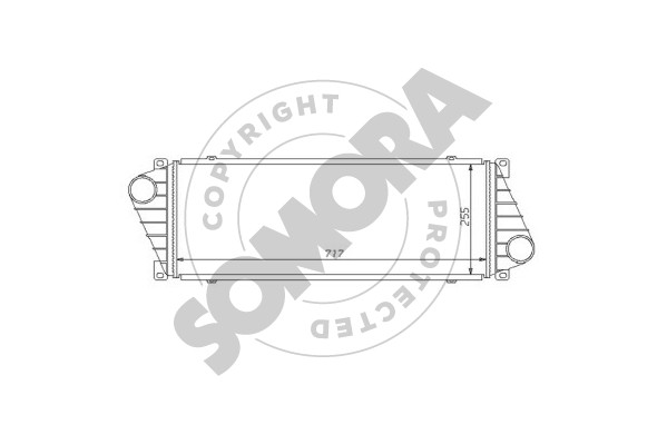 Picture of SOMORA - 172145 - Intercooler, charger (Air Supply)