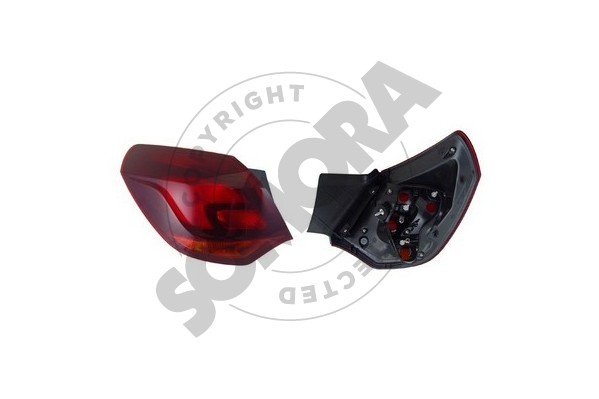 Picture of SOMORA - 212072A - Combination Rearlight (Lights)