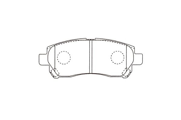 Image de Kit de plaquettes de frein, frein à disque - KAVO PARTS - BP-9153