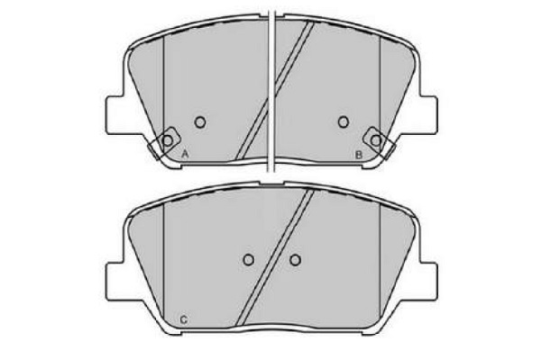 Picture of KAVO PARTS - KBP-3060 - Brake Pad Set, disc brake (Braking System)