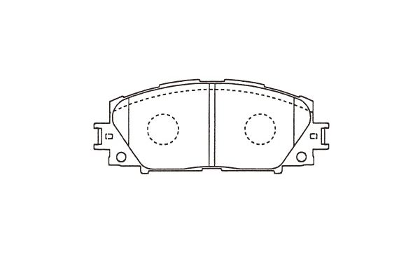 Image de Kit de plaquettes de frein, frein à disque - KAVO PARTS - KBP-9140