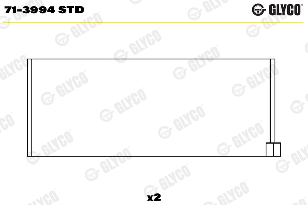 GLYCO - 71-3994 STD - Ležaj klipnjače (Krivajni mehanizam)