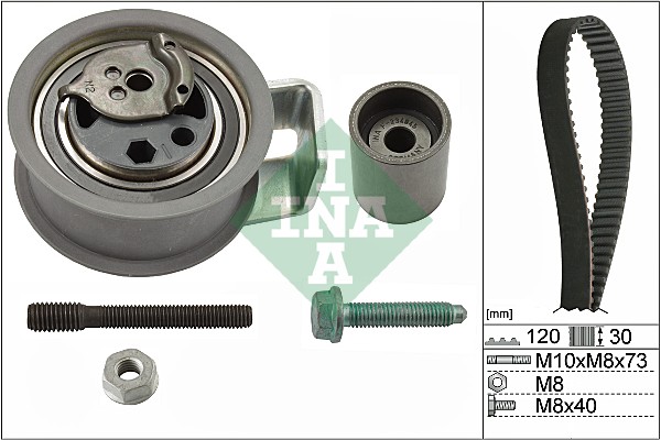 INA - 530 0091 10 - Komplet zupčastog kaiša (Kaišni prenos)