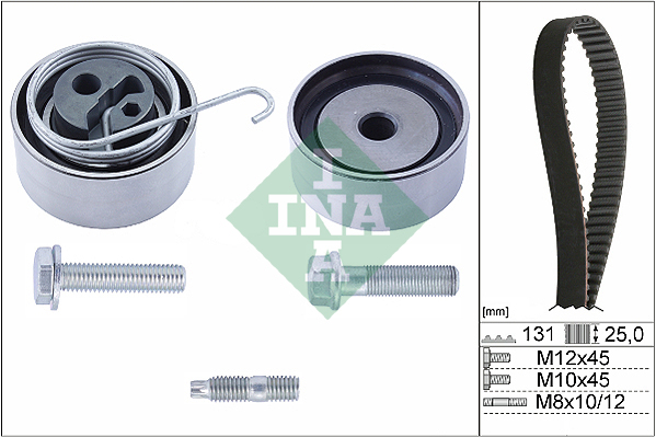 INA - 530 0338 10 - Komplet zupčastog kaiša (Kaišni prenos)