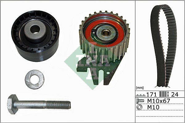 INA - 530 0606 10 - Komplet zupčastog kaiša (Kaišni prenos)