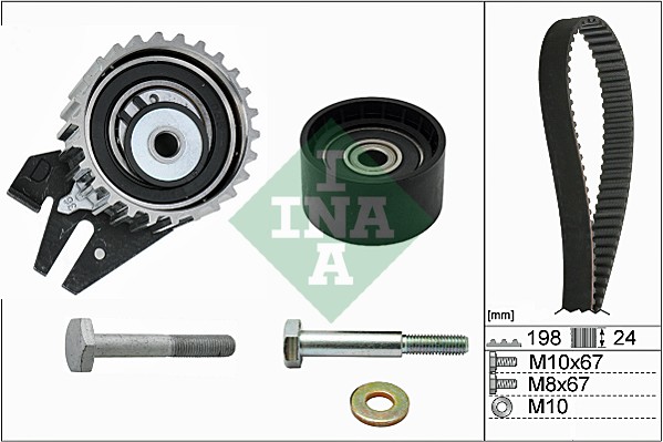 INA - 530 0626 10 - Komplet zupčastog kaiša (Kaišni prenos)