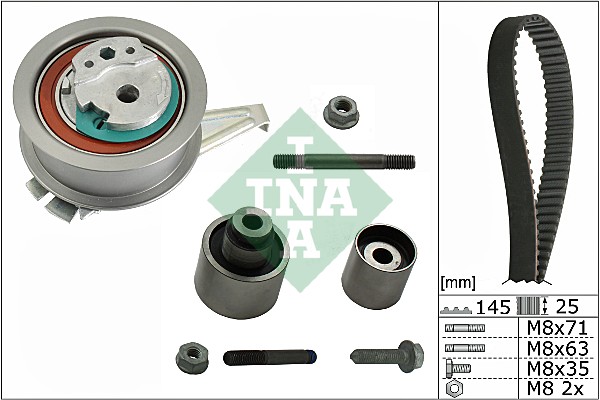 INA - 530 0650 10 - Komplet zupčastog kaiša (Kaišni prenos)