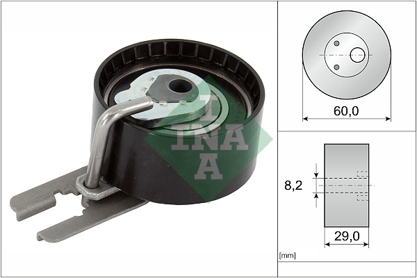 Slika INA - 531 0555 10 - Zatezač, zupčasti kaiš (Kaišni prenos)