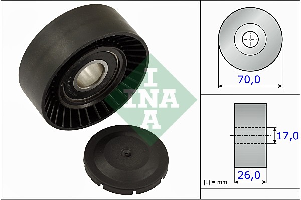Slika Schaeffler INA - 531 0891 10 - Zatezač, klinasti rebrasti kaiš