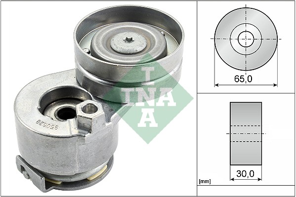 Slika INA - 534 0027 10 - Zatezač, klinasti rebrasti kaiš (Kaišni prenos)