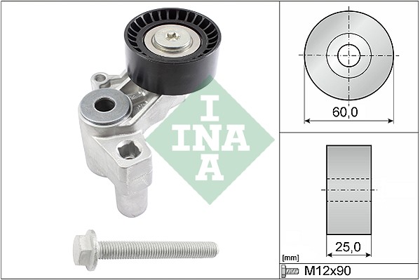Slika INA - 534 0100 20 - Zatezač, klinasti rebrasti kaiš (Kaišni prenos)