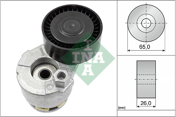 INA - 534 0269 10 - Zatezač, klinasti rebrasti kaiš (Kaišni prenos)