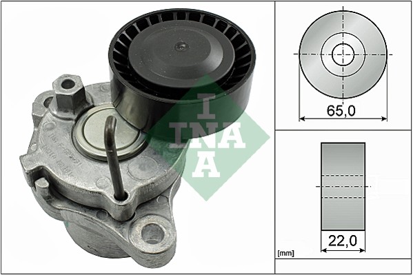 INA - 534 0550 10 - Zatezač kaiša, klinasti rebrasti kaiš (Kaišni prenos)