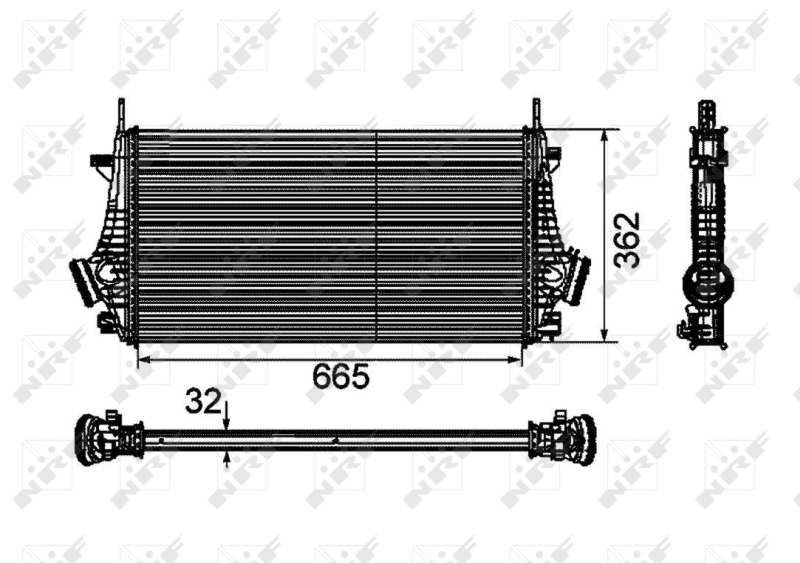 Picture of NRF - 30796 - Charge Air Cooler (Air Supply)