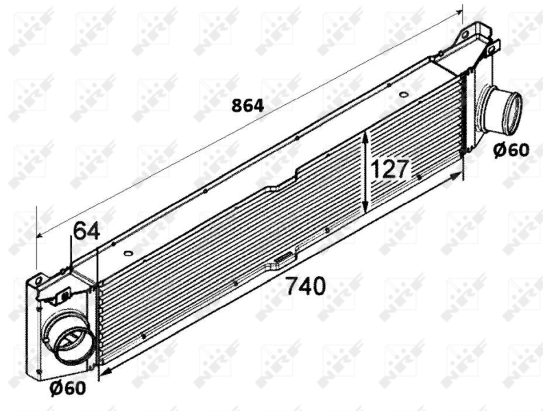 Picture of NRF - 30798 - Charge Air Cooler (Air Supply)