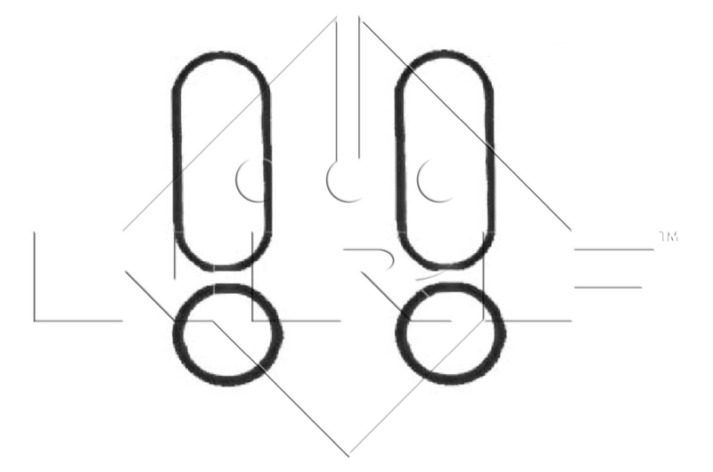 Picture of NRF - 31338 - Oil Cooler, engine oil (Lubrication)
