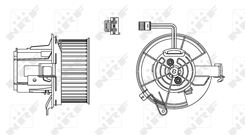 Picture of NRF - 34162 - Interior Blower (Heating/Ventilation)