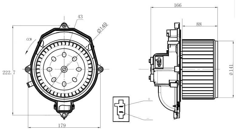 Picture of NRF - 34269 - Interior Blower (Heating/Ventilation)