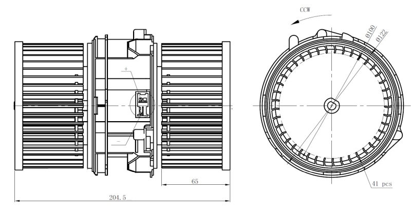 Picture of NRF - 34290 - Interior Blower (Heating/Ventilation)