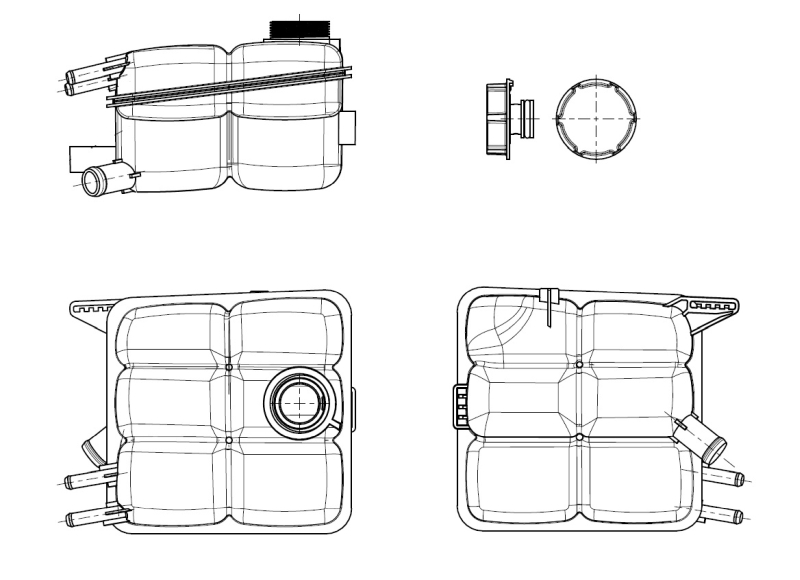 Picture of NRF - 454015 - Expansion Tank, coolant (Cooling System)